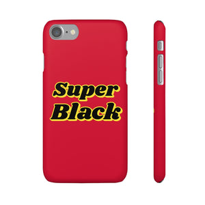 The Super Black Phone Cases