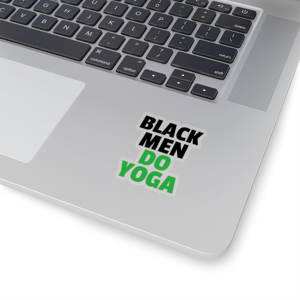 The Black Men Do Yoga Stickers