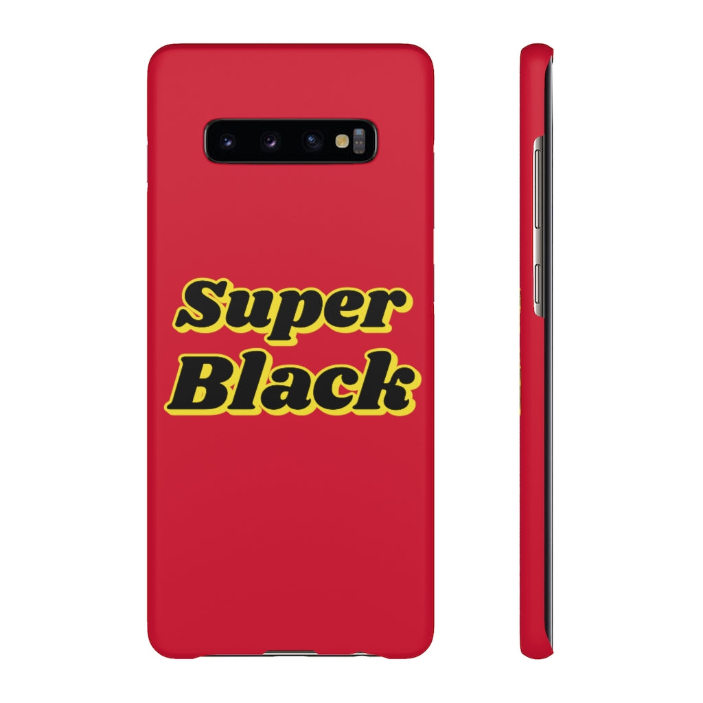 The Super Black Phone Cases