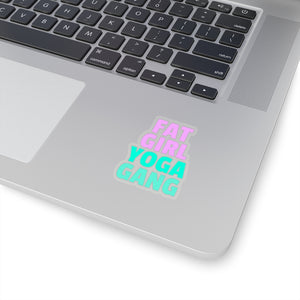 The Fat Girl Yoga Gang Stickers