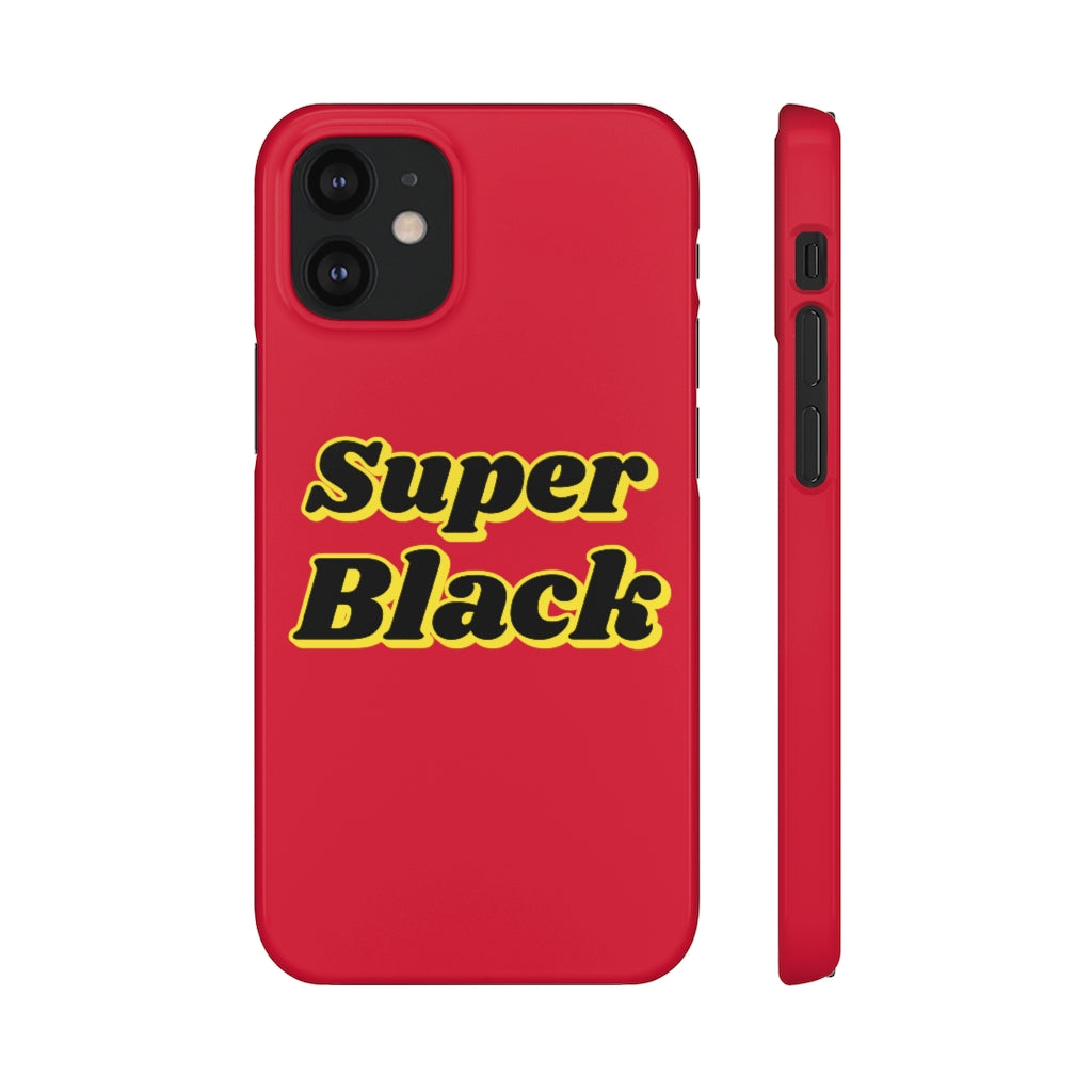 The Super Black Phone Cases