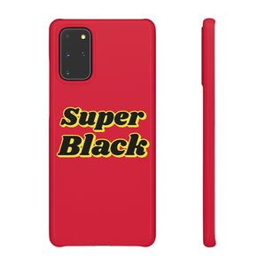 The Super Black Phone Cases