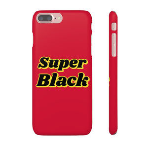 The Super Black Phone Cases