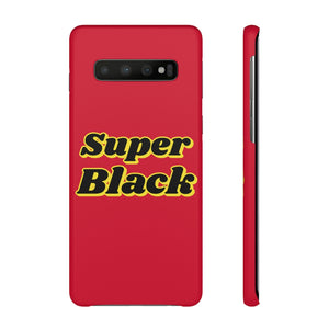 The Super Black Phone Cases