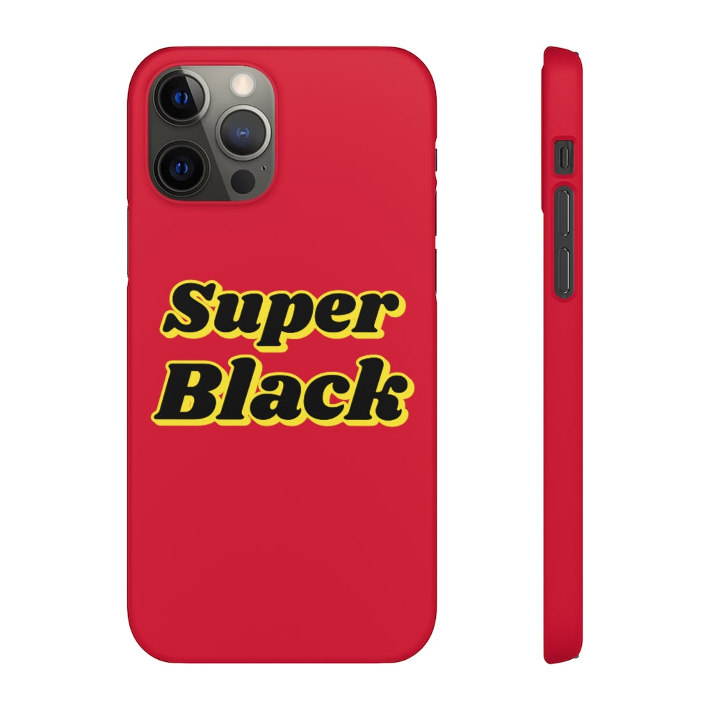 The Super Black Phone Cases