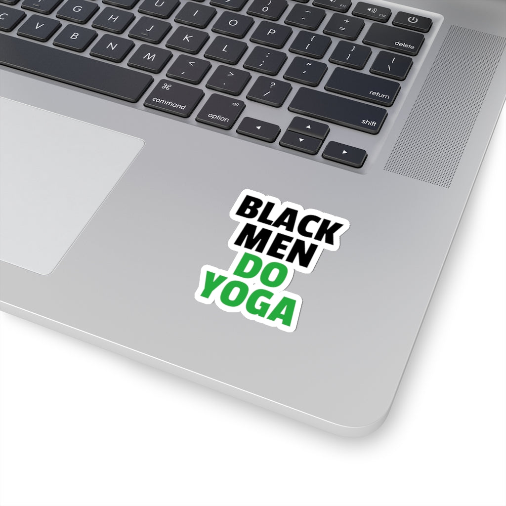 The Black Men Do Yoga Stickers
