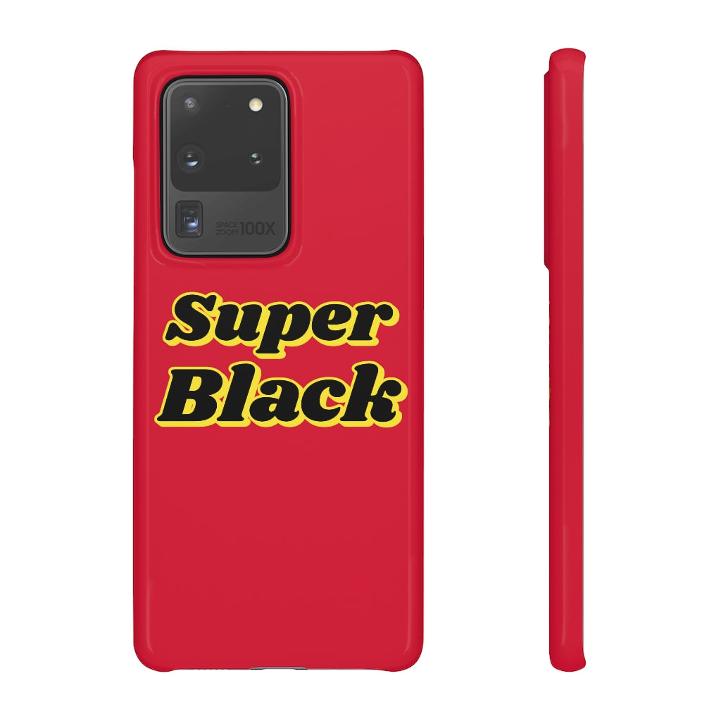 The Super Black Phone Cases