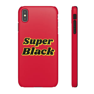 The Super Black Phone Cases