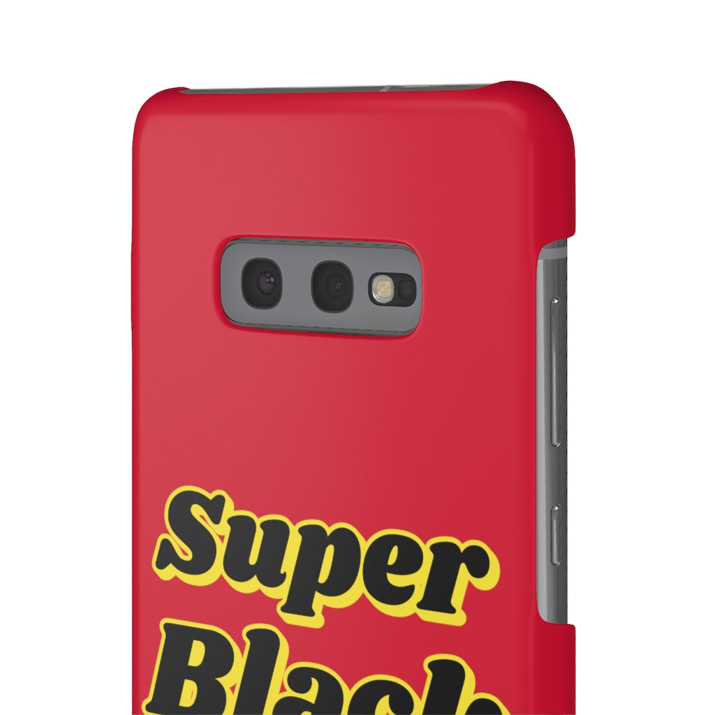 The Super Black Phone Cases