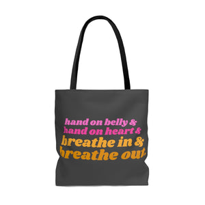 The Breathe Out Tote Bag