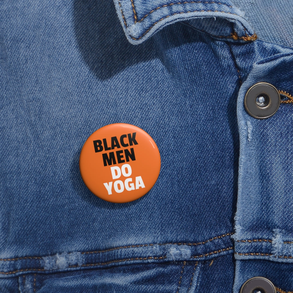 The Black Men Do Yoga Buttons