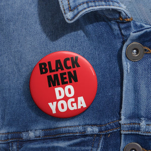 The Black Men Do Yoga Buttons