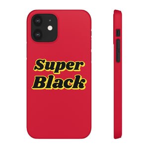 The Super Black Phone Cases