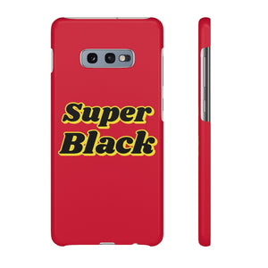 The Super Black Phone Cases