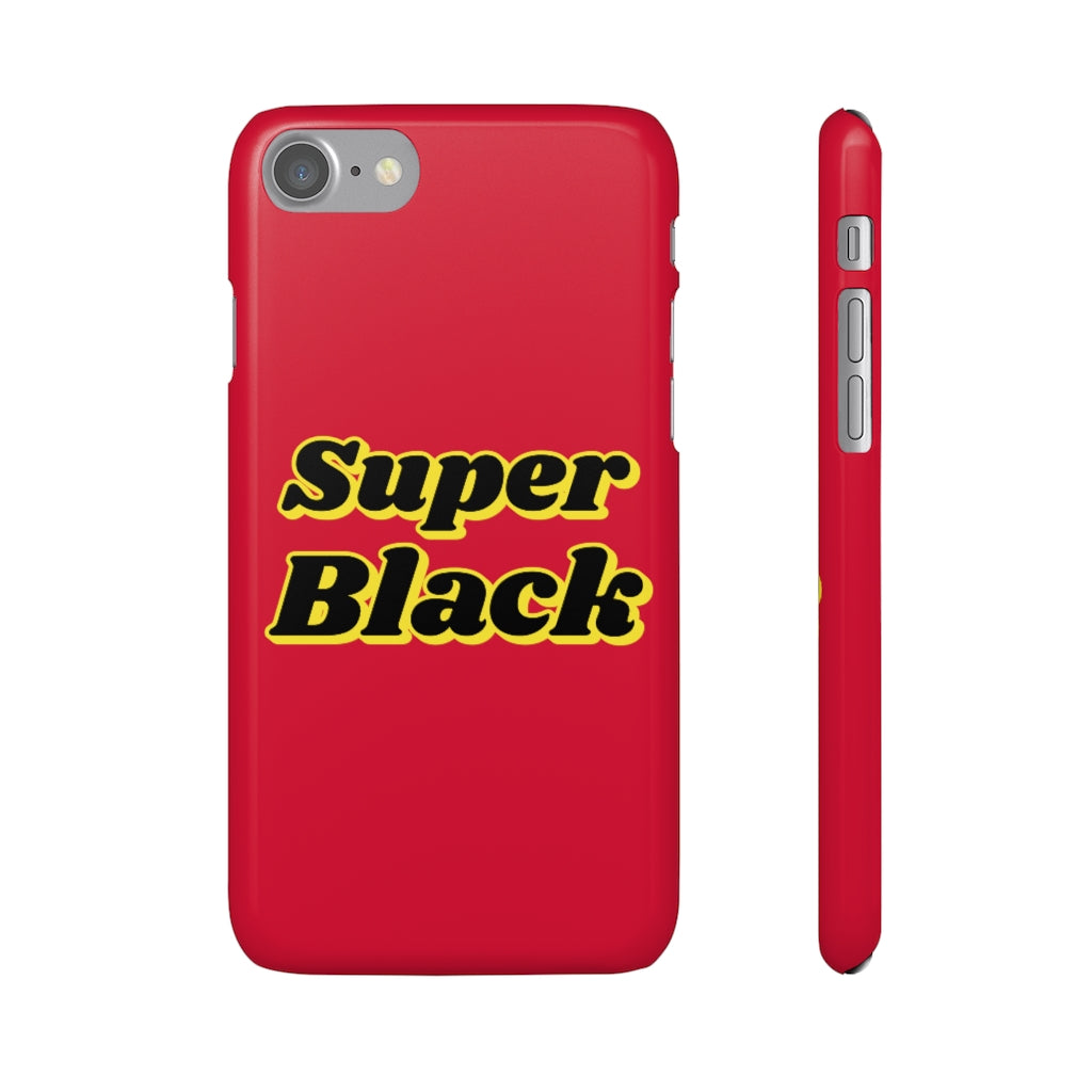 The Super Black Phone Cases