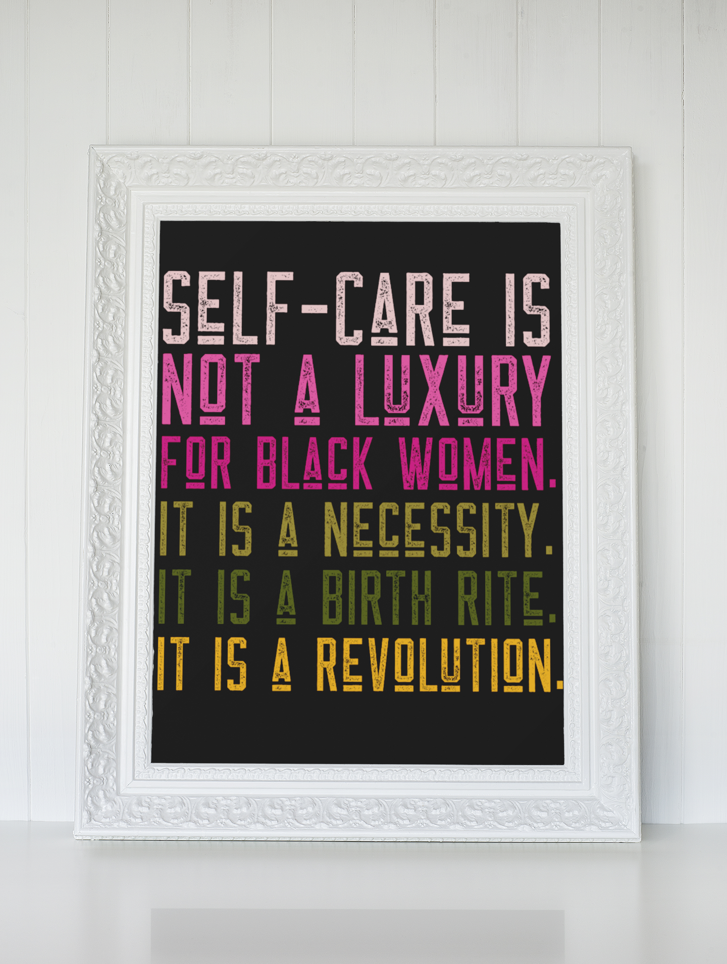 The Self Care posters